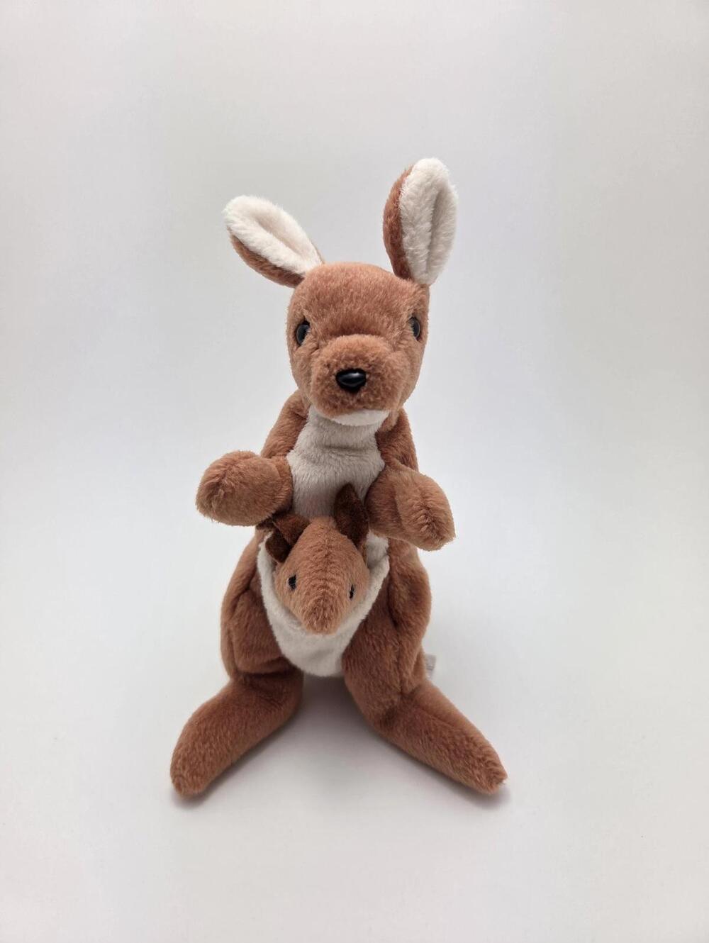 Ty Beanie Baby “Pouch” Kangaroo - No Hang Tag! (7 inch)